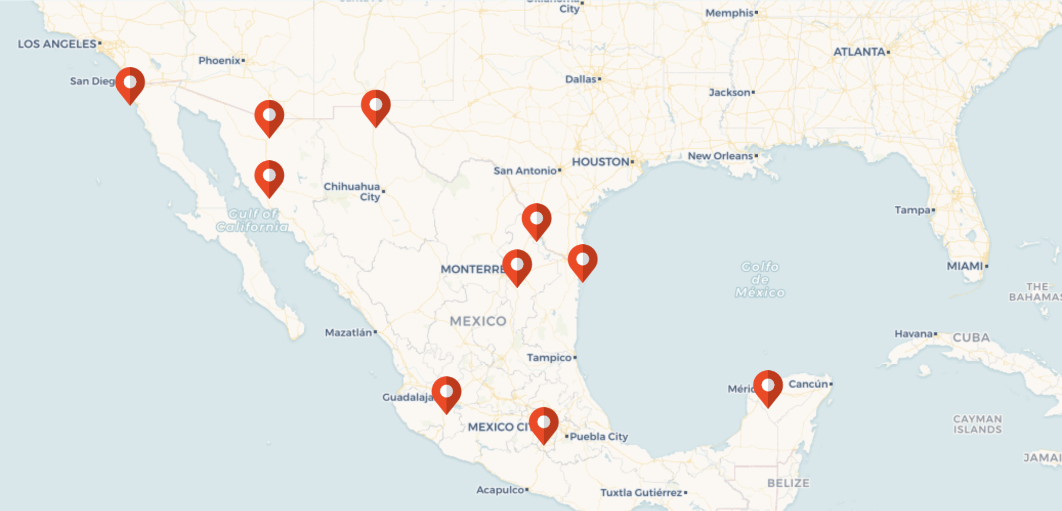 Mejores ciudades en México para aprobar la Visa Americana